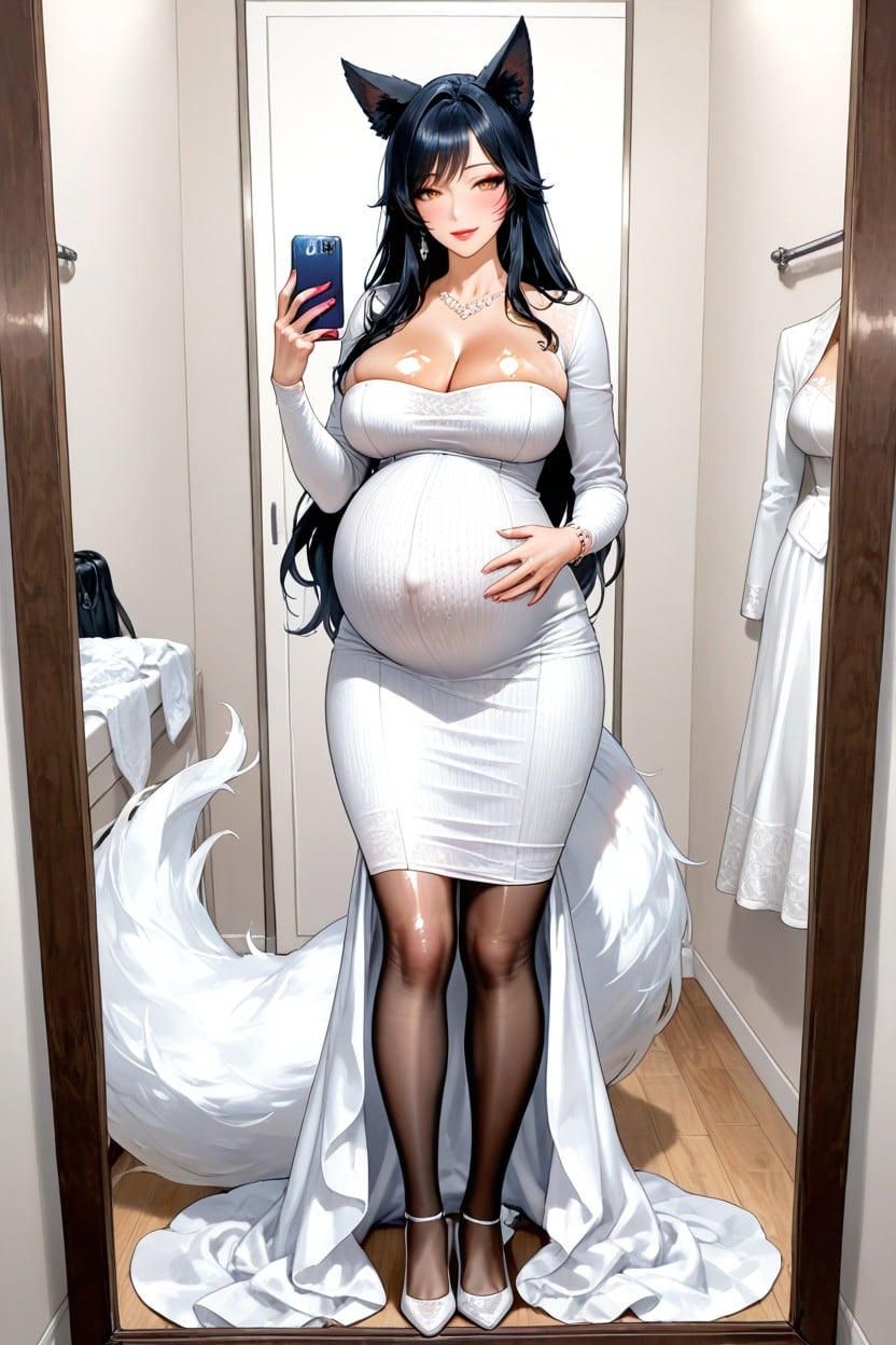 Round Breasts, Mermaid Dress, Perfect Body Hentai AI Porn
