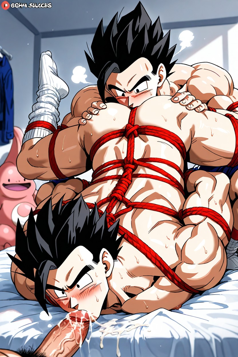 Lickitung Groping Body, Gohan Seduced By The Pokemon Lickitung, Hairy Armpits AI Gay Porn