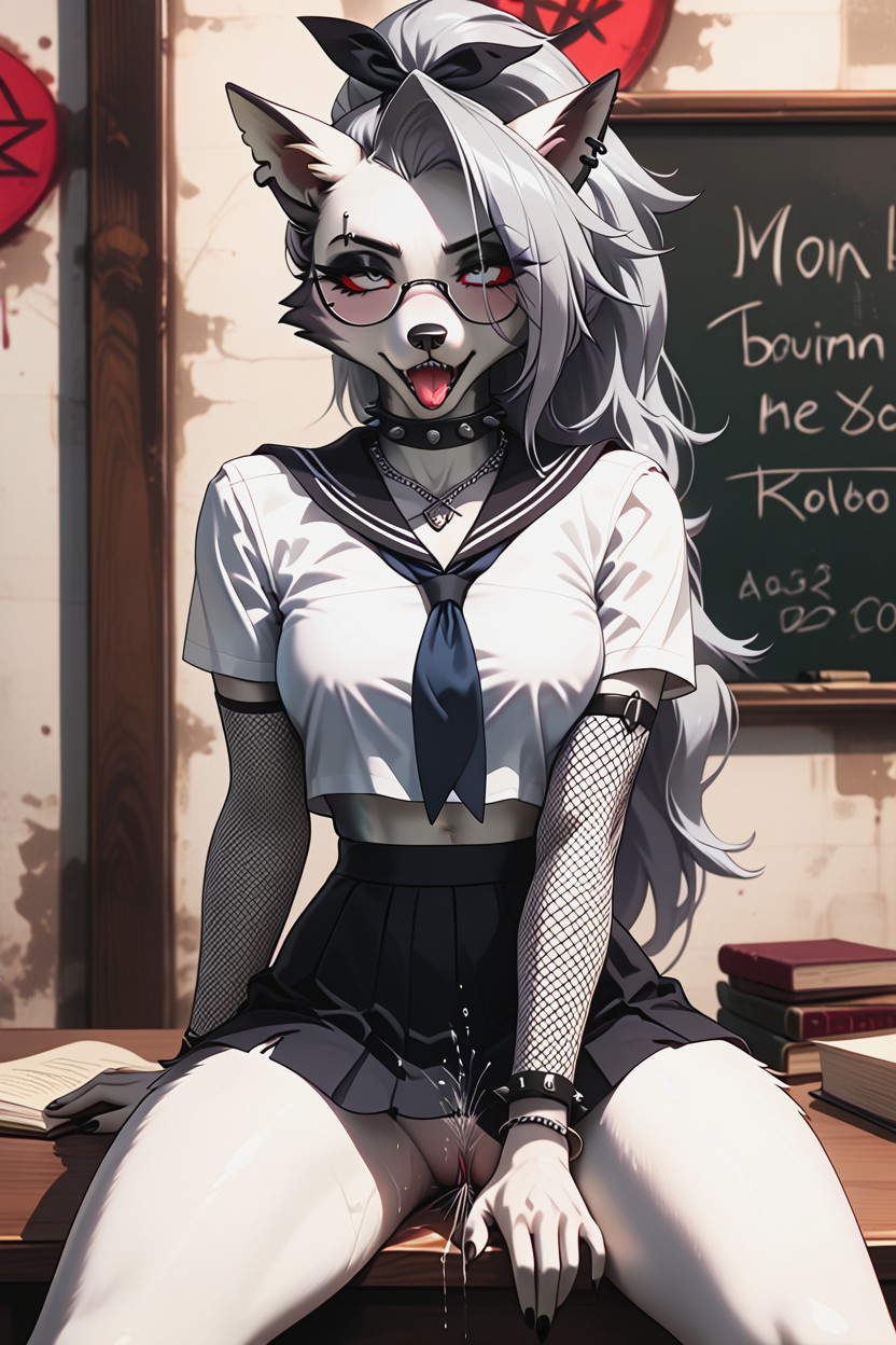 Black Lipstick, 18+, Furry Furry AI Porn