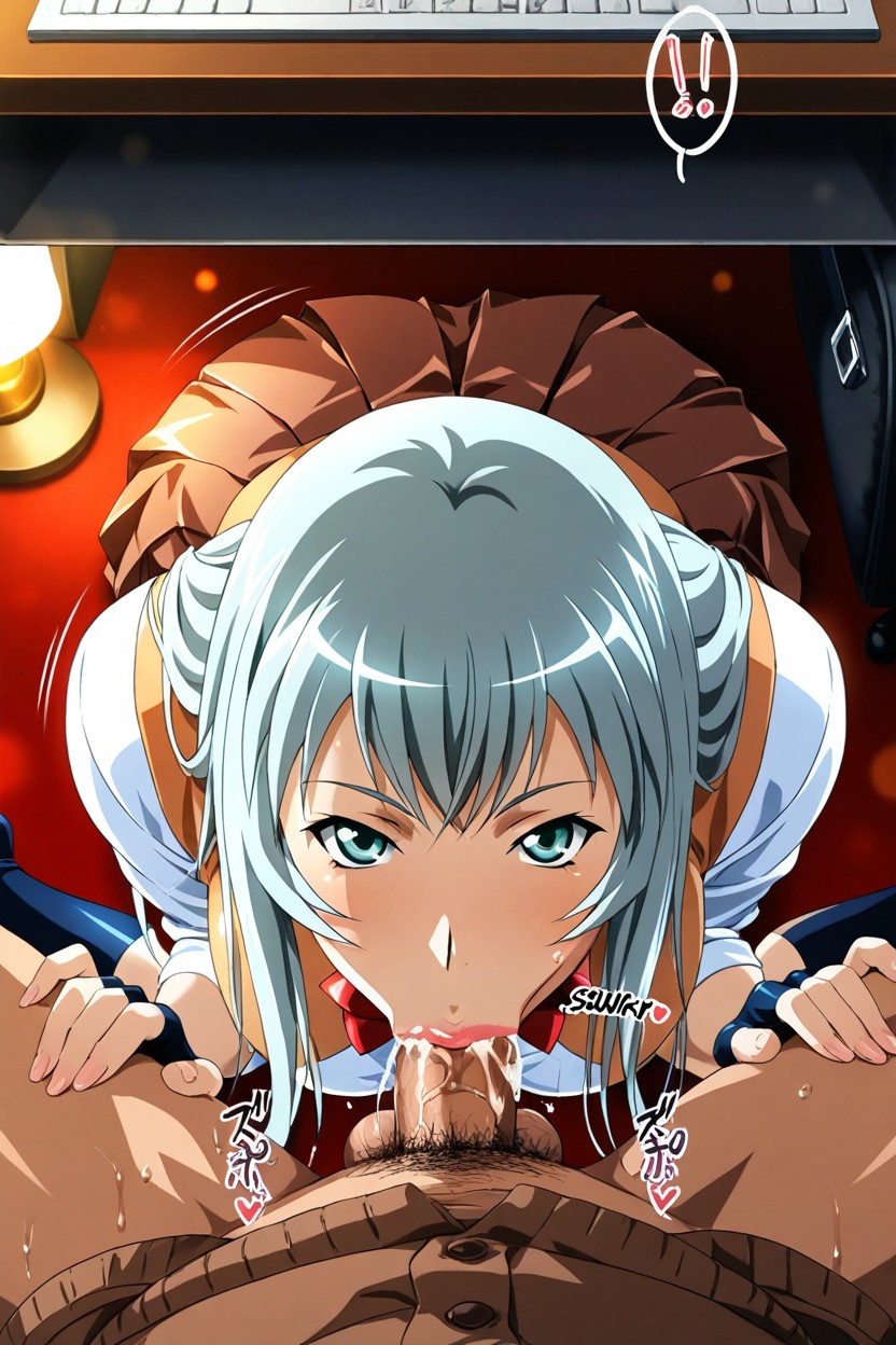 Voluptuous, White Shirt, Sleeves Hentai AI Porn