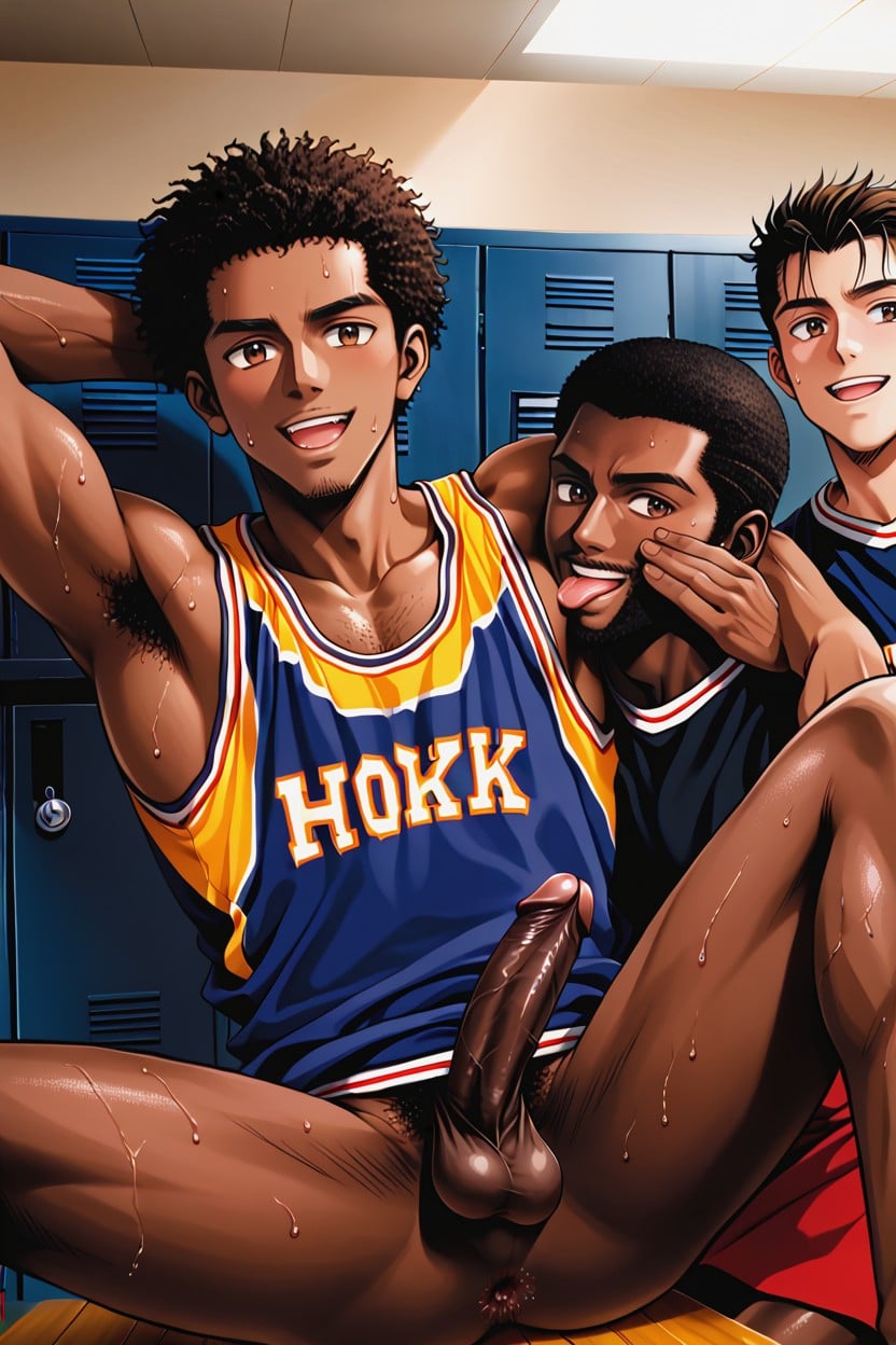 Both Have Dark Skin, ロッカールーム, 18+ ゲイAIポルノ
