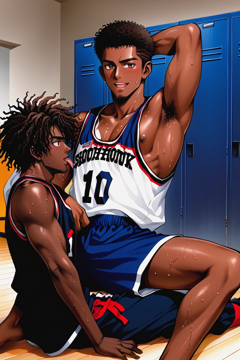 籃球, Melanin, 公共更衣室 AI同性戀黃片