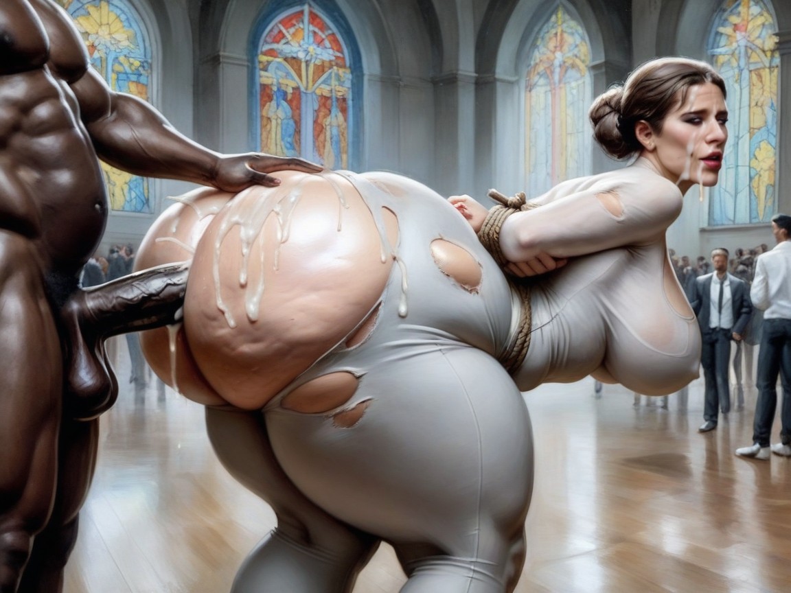 Harem, Cumshot, Massive Ass AI Porn