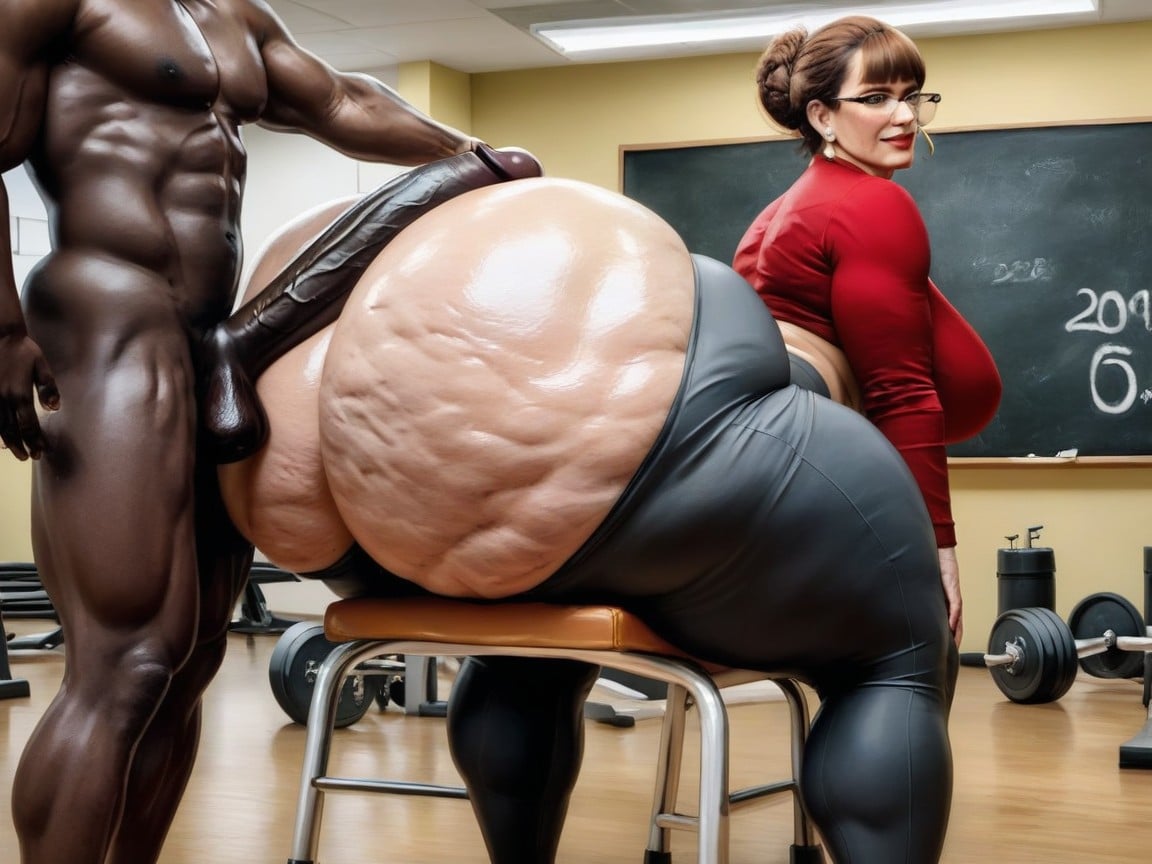 Mega Ass, Big Wide Hips, Massive Ass AI Porn
