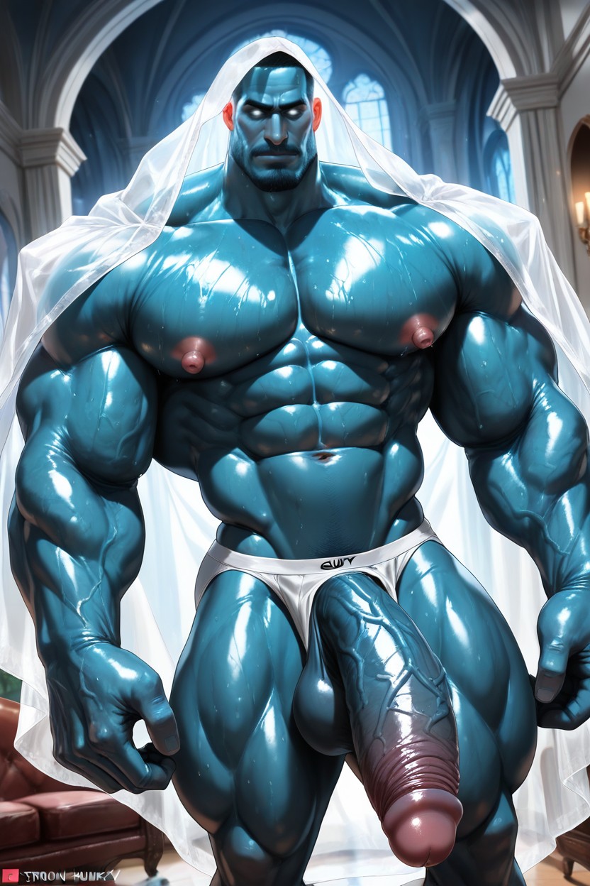 18+, Sculpted Abs, Penis Bigger Than Body AI Gay Porn