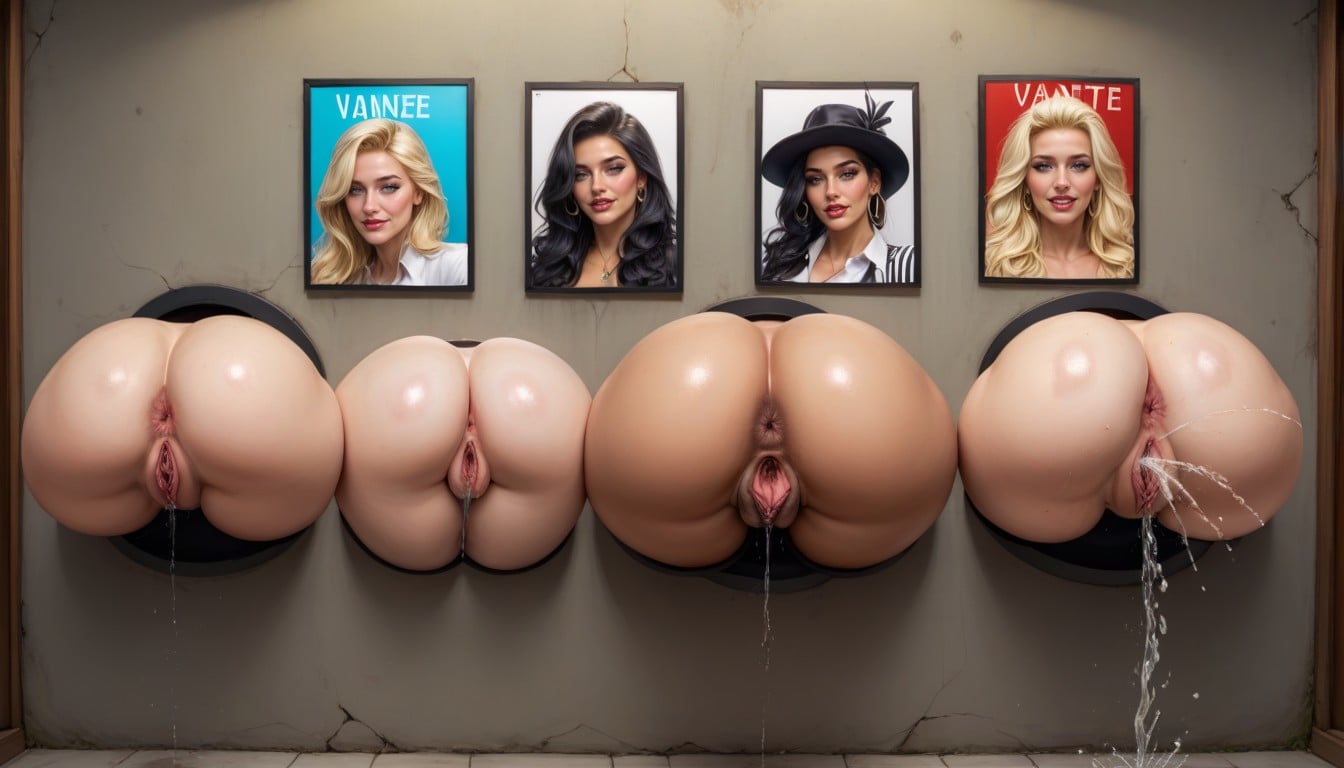 A Group Of Women, Squirt, Barbie AI Porn
