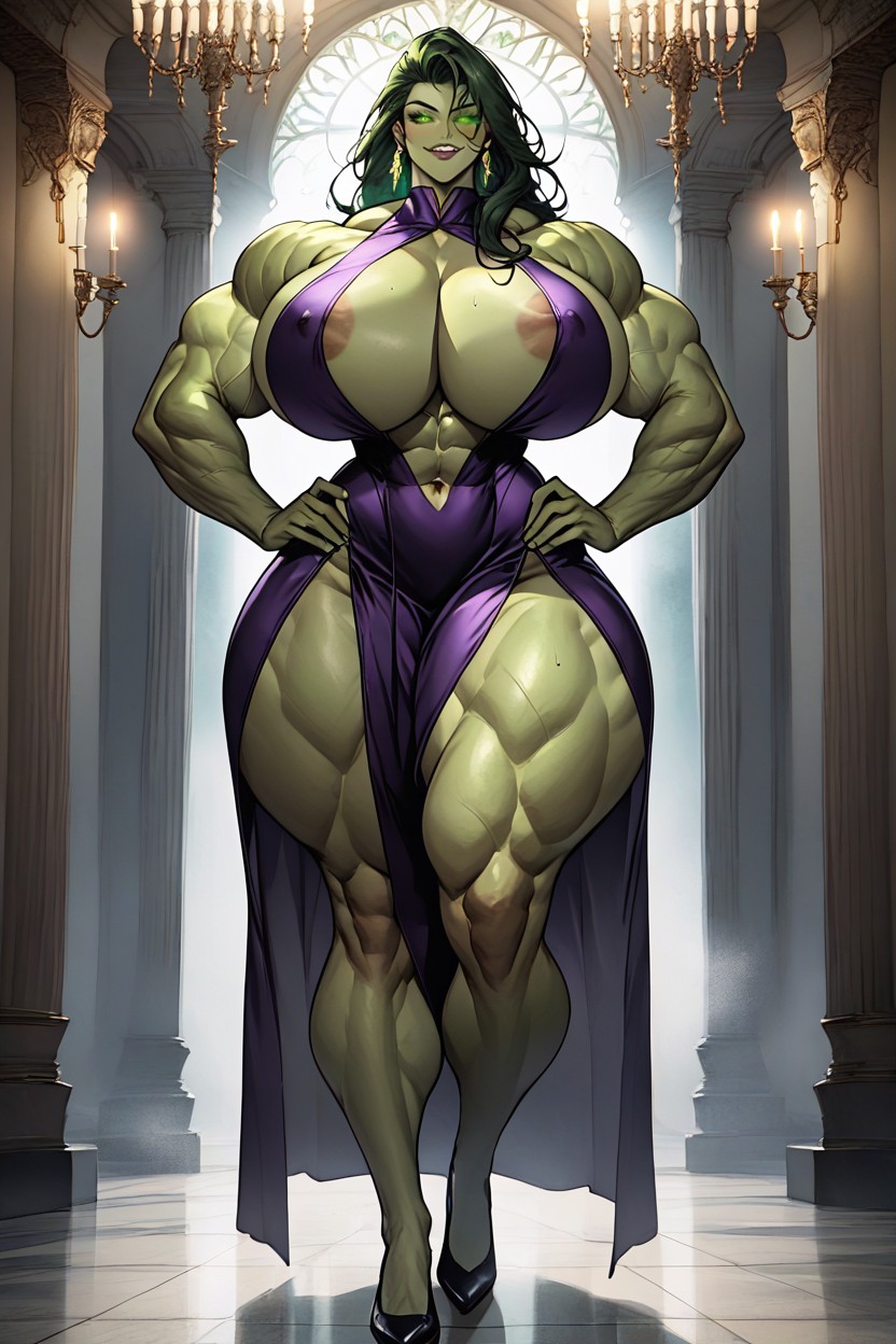 Thick Thighs, Colossal Breast, 25+ Hentai AI Porn