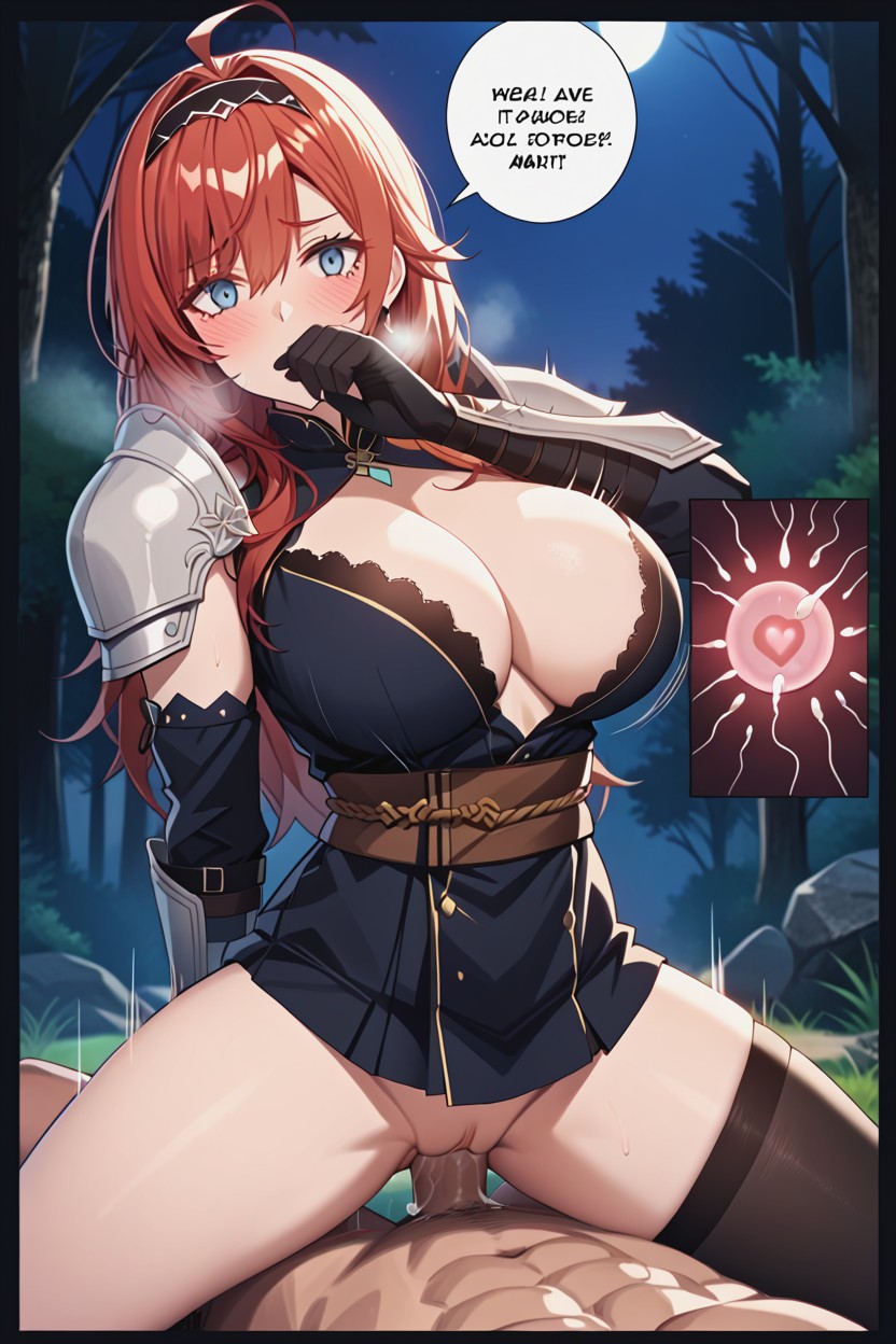 Full Body, Multiple Comic Panels, Arm Gloves Hentai AI Porn