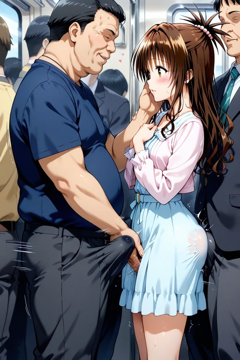 Body Overlap, Many People Around, Expression Hentai AI Porn