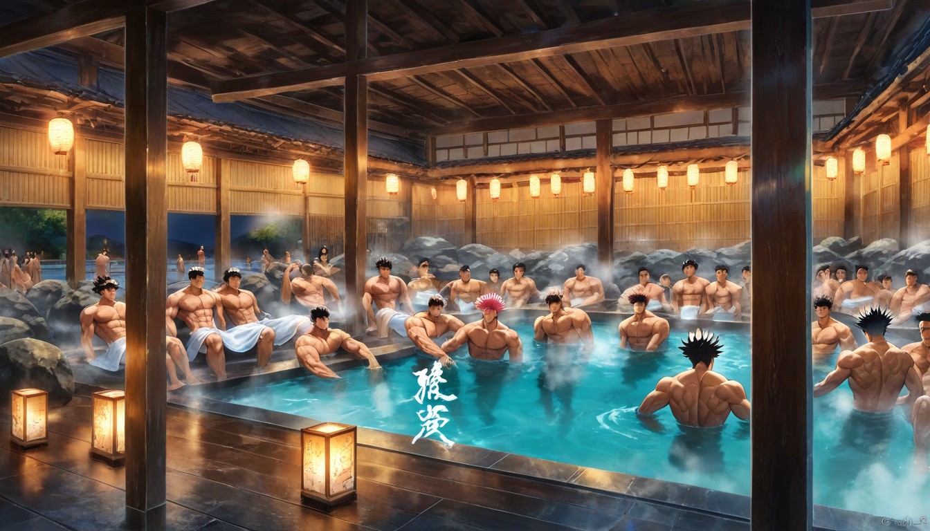 Lots Of Men, Feet On Wooden Walkway, Not In The Water ゲイAIポルノ