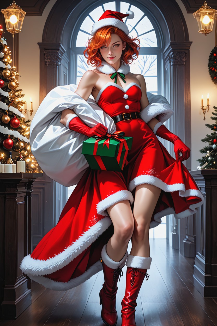 Ginger, Detailed Face, Hyperrealistic Hentai AI Porn