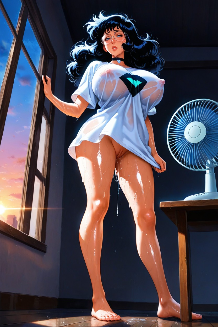Person, Erect Nipples, Bright Eyes Hentai AI Porn