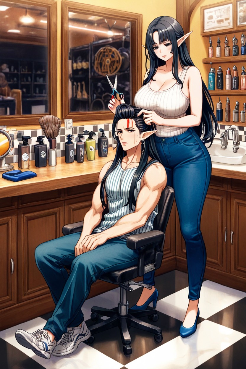 Hairdrayer, Running Shoes, Shampoo Hentai AI Porn