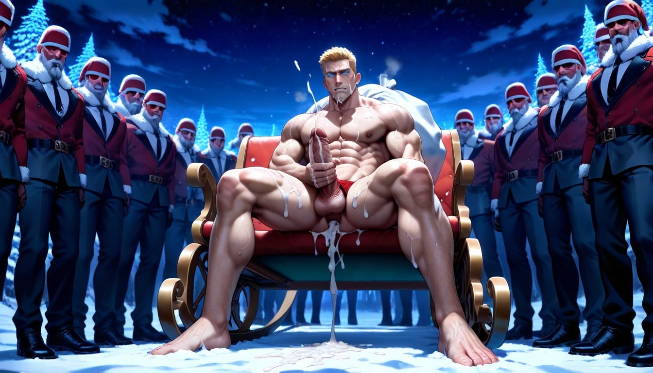 Face Clean Shaven, Sculpted Abs, Traces Of Hyperspermia Cum AI Gay Porn