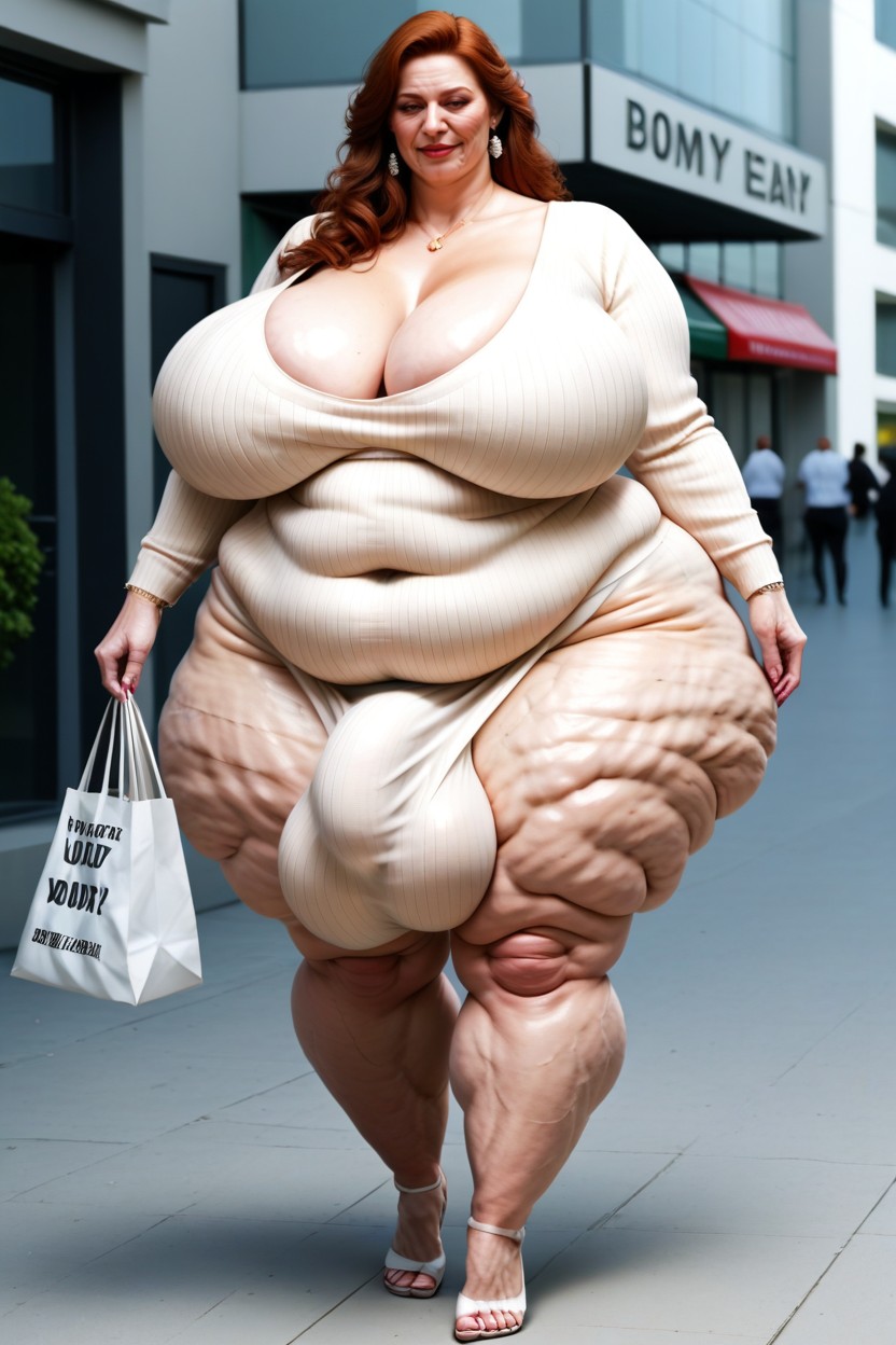 Fat Cellulite Legs, Futanari, Grandma Is Bigger AI Porn