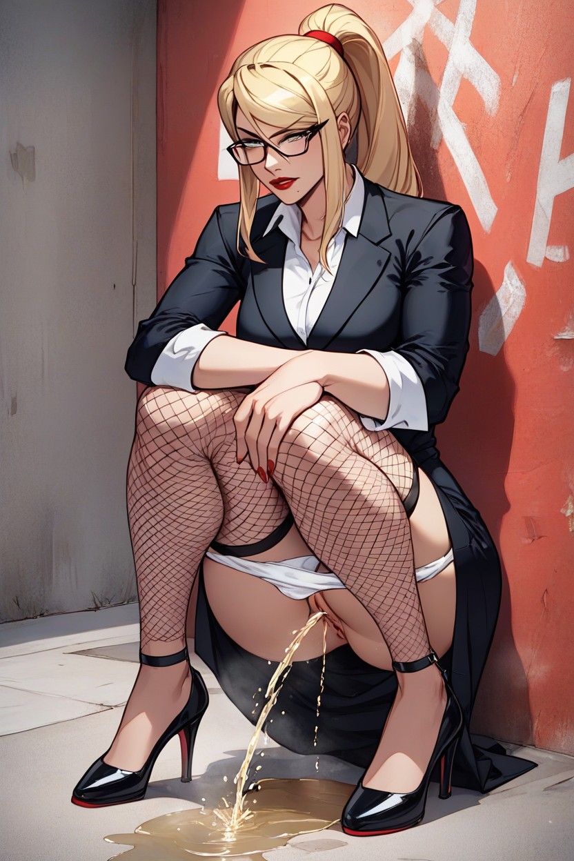 Teacher, Extremely Beautiful, Smokey Eyes Hentai AI Porn