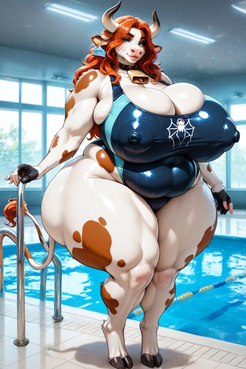 Cattle Tail, Massive Cleft Ass, Furry AI Porn
