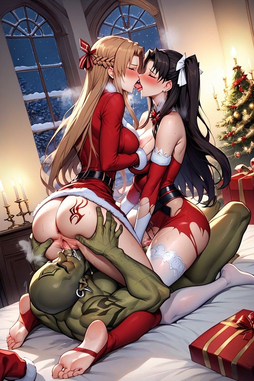 Horny, French Kiss, Passionate Kiss Hentai AI Porn