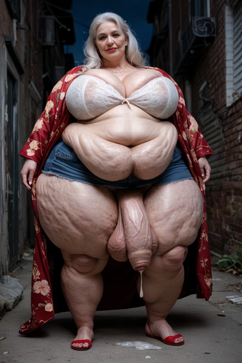 Extremely Wide Hips, Extremely Vascular Legs Hyper Penis Hyper Wide Penis, Huge Round AI Porn