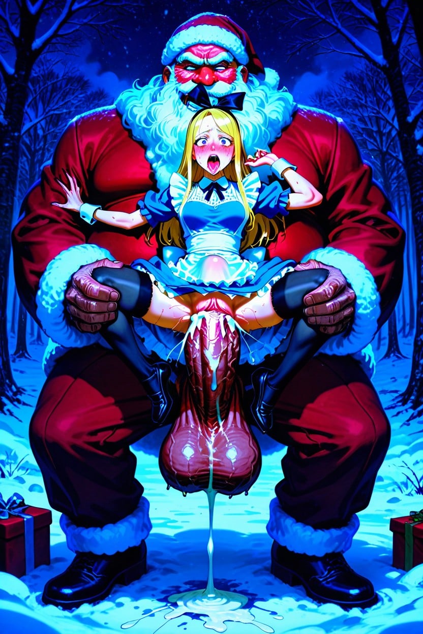 Eyes Wide Open, He Is Impossibly Large, Alice's Clothes Hentai AI Porn