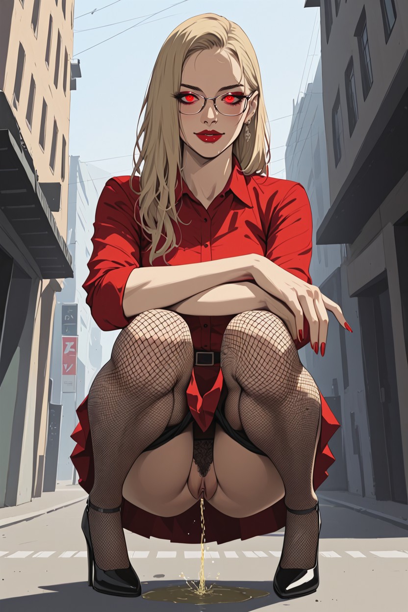 Small Ass, Feets Apart, British Hentai AI Porn