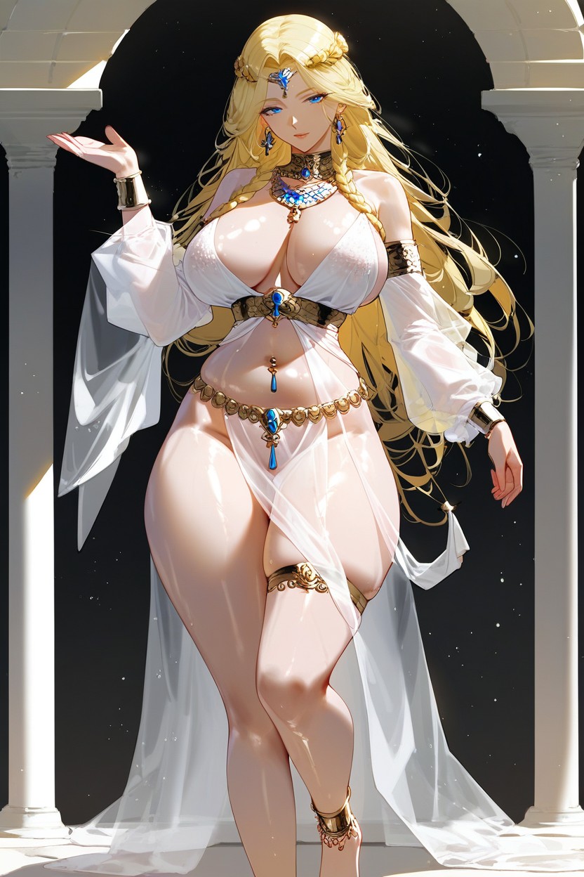 Oiled Skin, Anklets, Greek Goddess Hentai AI Porn