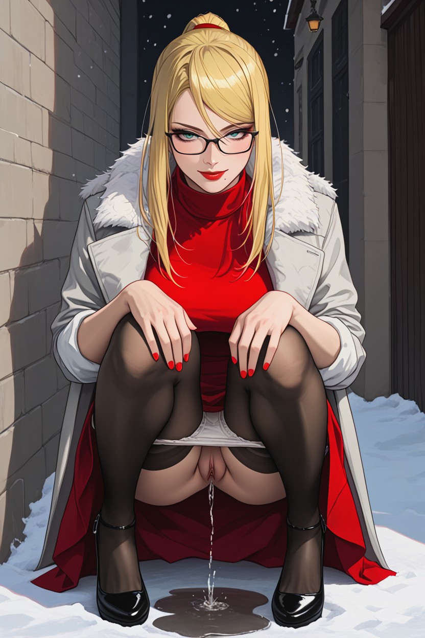 Sunny Day, Fully Clothed, Smoky Eyes Hentai AI Porn