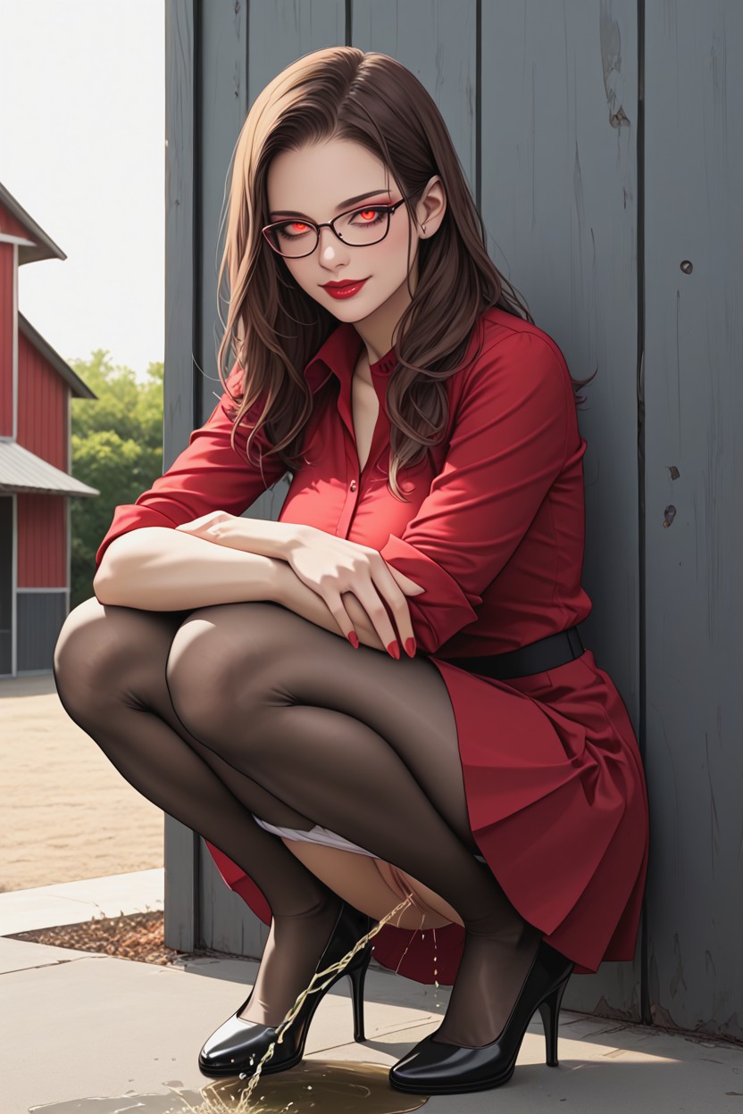 Photorealistic, Beautiful Legs, Highlited Hem Hentai AI Porn