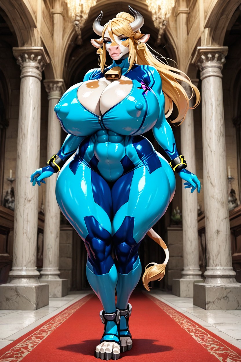 Very Tall, Spaceship Background, Ass Expansion AI Porn
