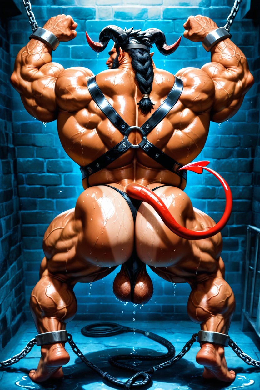 厚い, Big Lats, Harness ゲイAIポルノ