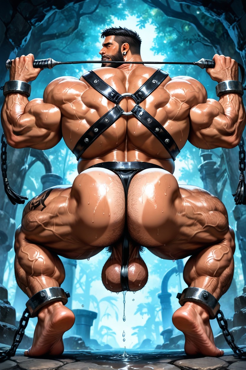 On Tiptoes, Veiny Arms, Caveman ゲイAIポルノ
