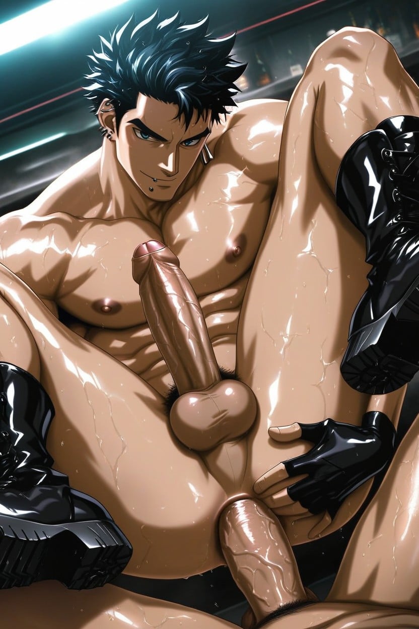 Pov, High Details, Upside Down AI Gay Porn