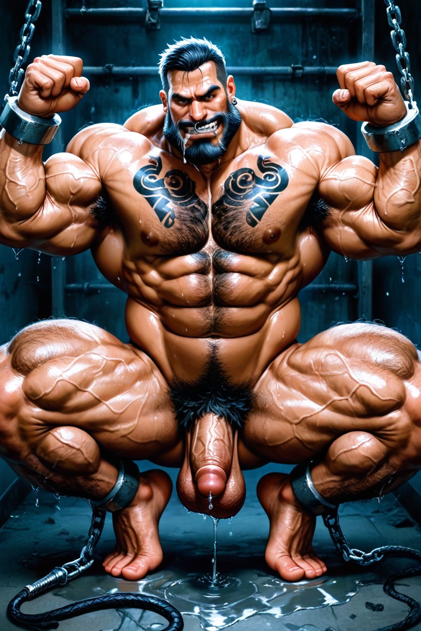Huge Veins, Dangling Balls, Long Strong Neck ゲイAIポルノ