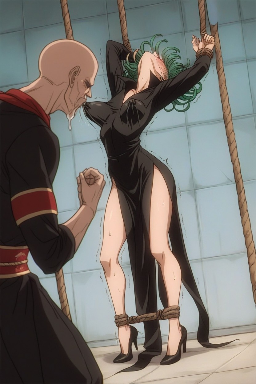 Drooling, Erect Nipples, Delgada Hentai IA
