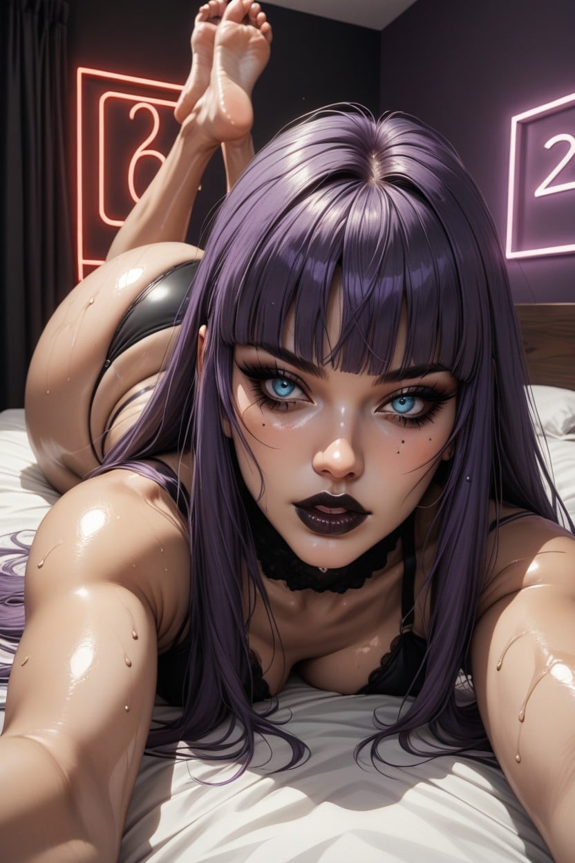 Thick Thighs, Oiled Skin, Wet Body Hentai AI Porn