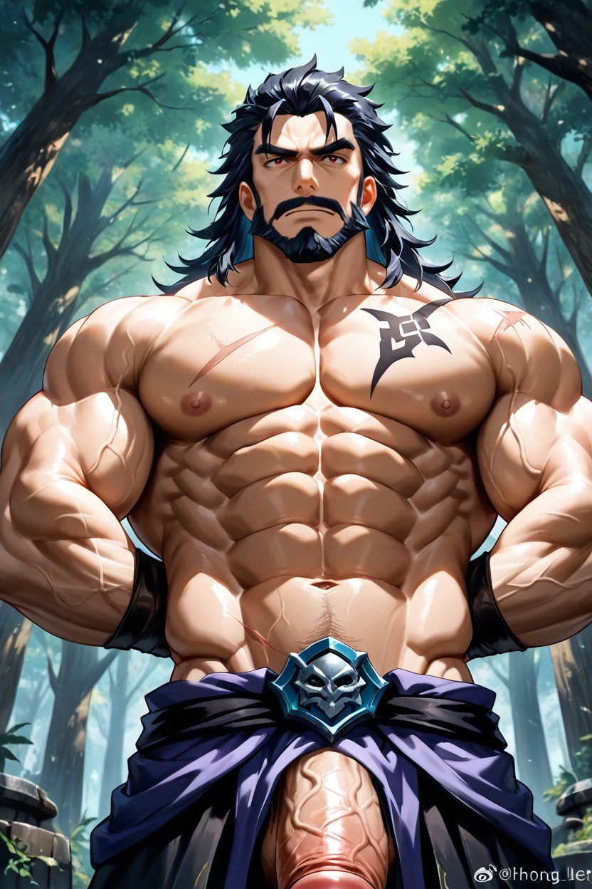 黒髪, He Was By His Senior, And Left To Die In The Mountains After Of Arduous Training And Travel ゲイAIポルノ