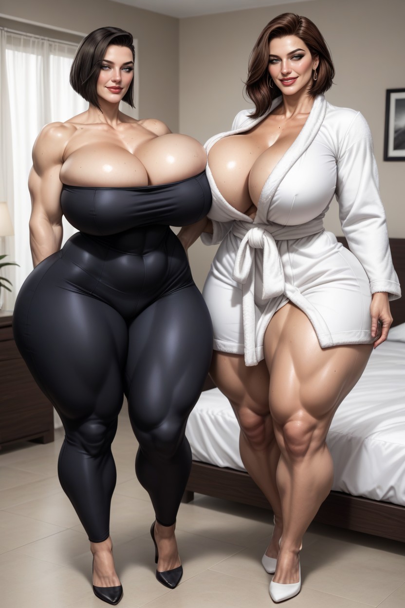 Natural Sagging Breasts, 2 People, Lana Kane AI Porn