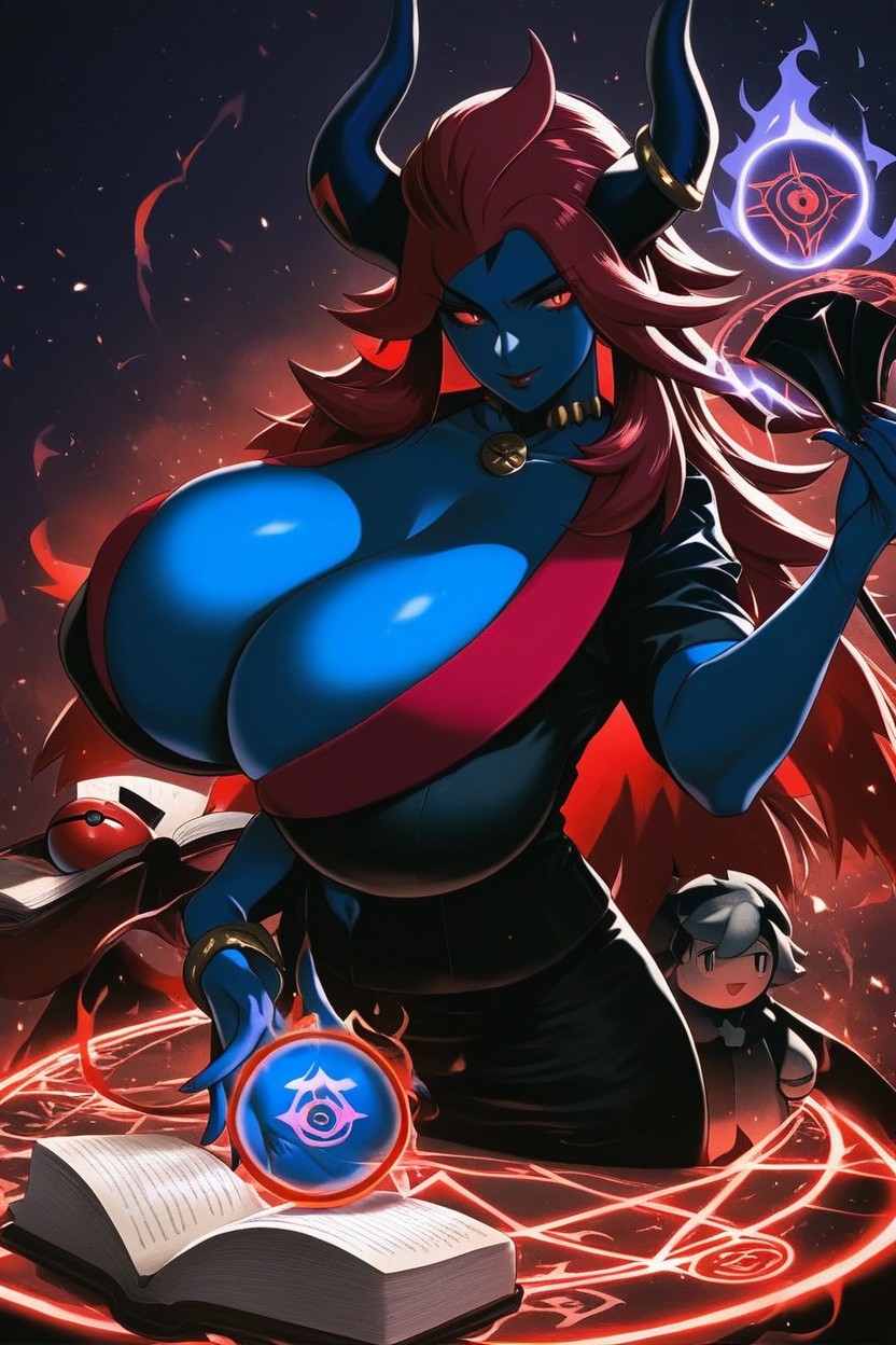 Book, 18+, Demon Lord Bedroom AI Porn