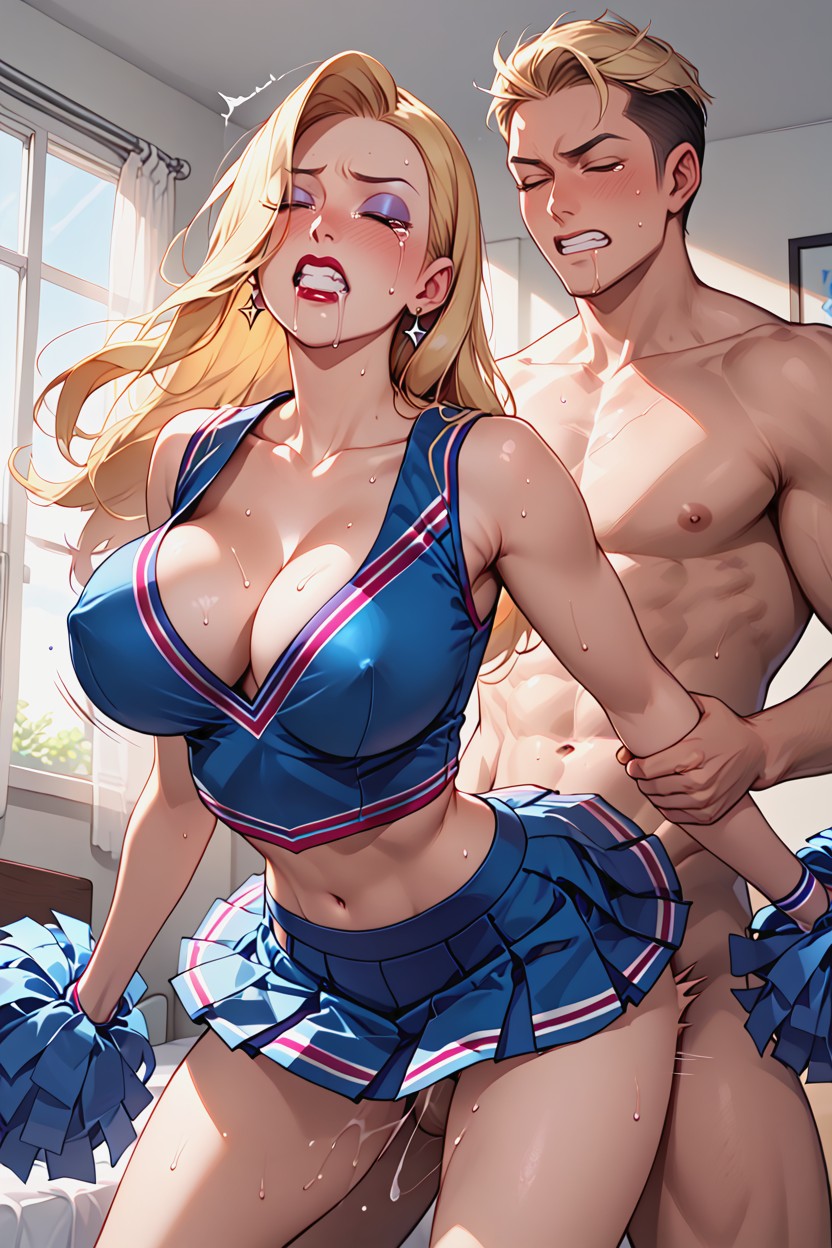 Gigantic Cock, Arms Pulled Back, Big Cock Hentai AI Porn