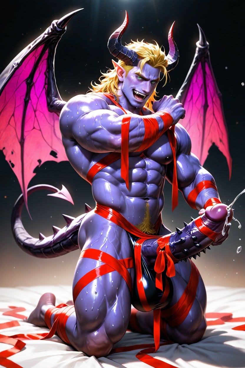 Realistic Shadows, Penis Bigger Than Body, Demon AI Gay Porn