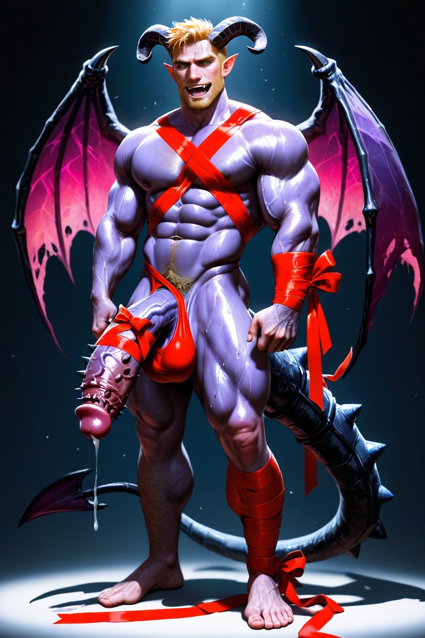 Full Body Shot, Full Body Wrap, Fangs ゲイAIポルノ