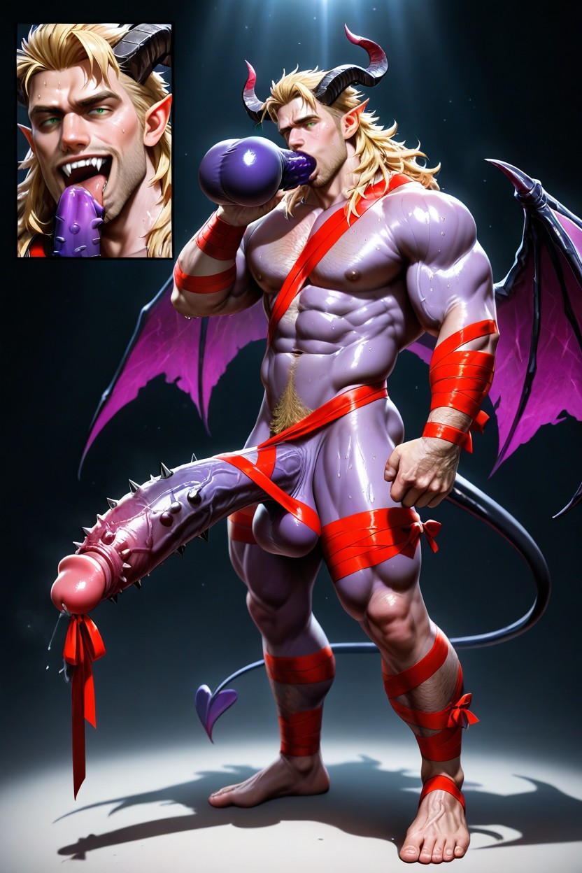 Horns On Head, Happy Trail, Large Demon Wing Porno gay IA