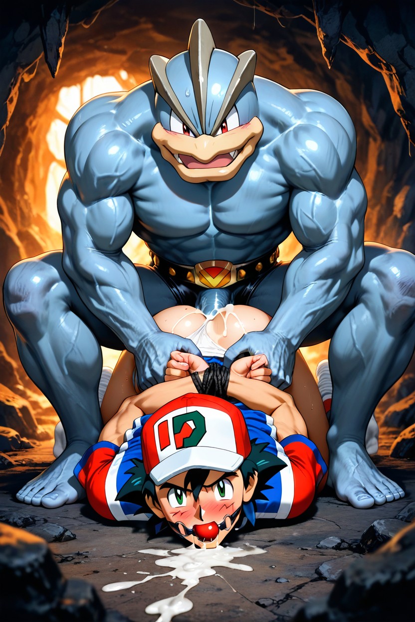 Hands Tied Behind Back, 18+, Cumshot ゲイAIポルノ