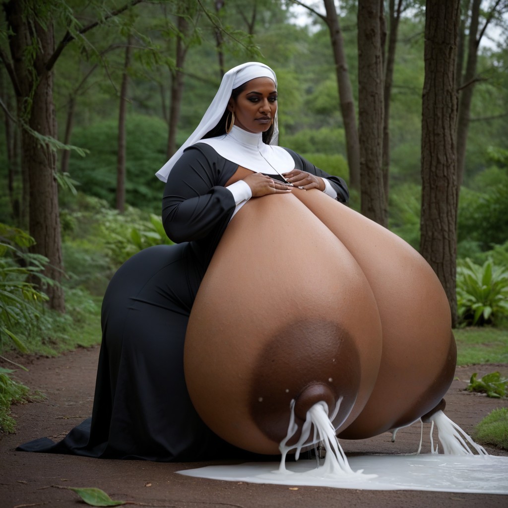 50+, Large Ass, African AI Porn