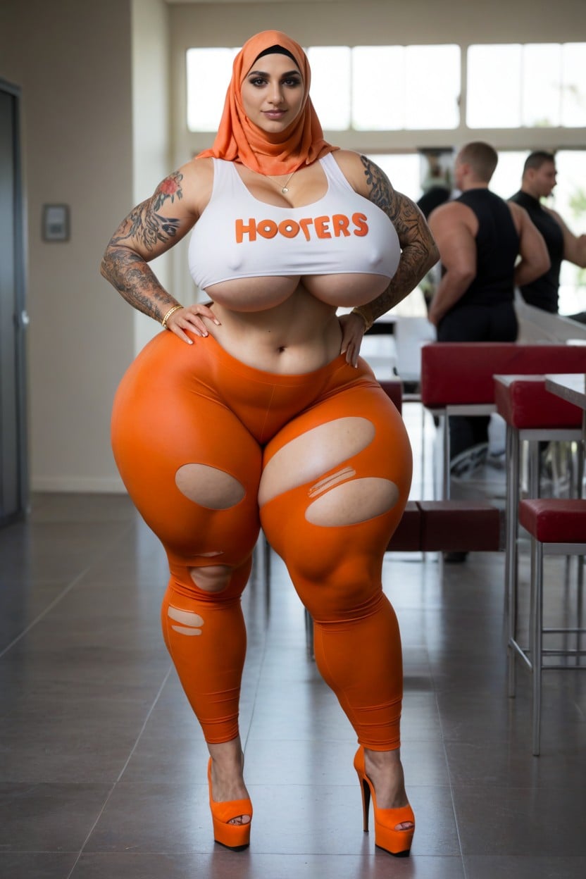 Wide Hips, Goddess Of Beauty, Extremely Large Ass AI Porn