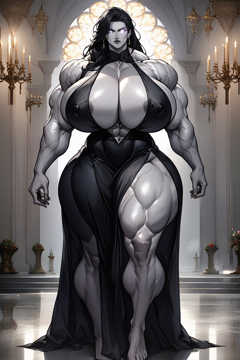 Standing Straight, Grey She Hulk, Long Length Hentai AI Porn
