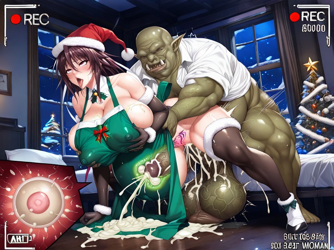 Ahegao, Breast Groping, Gigantic Size Saggy Ugly Veiny Balls Hentai IA