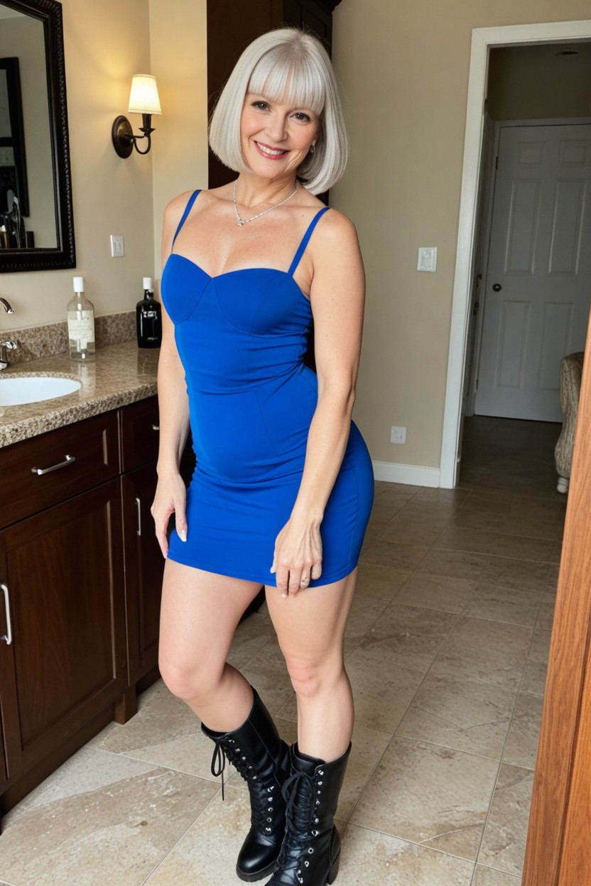 Perfect Skin, Standing, Thick Thighs AI Porn
