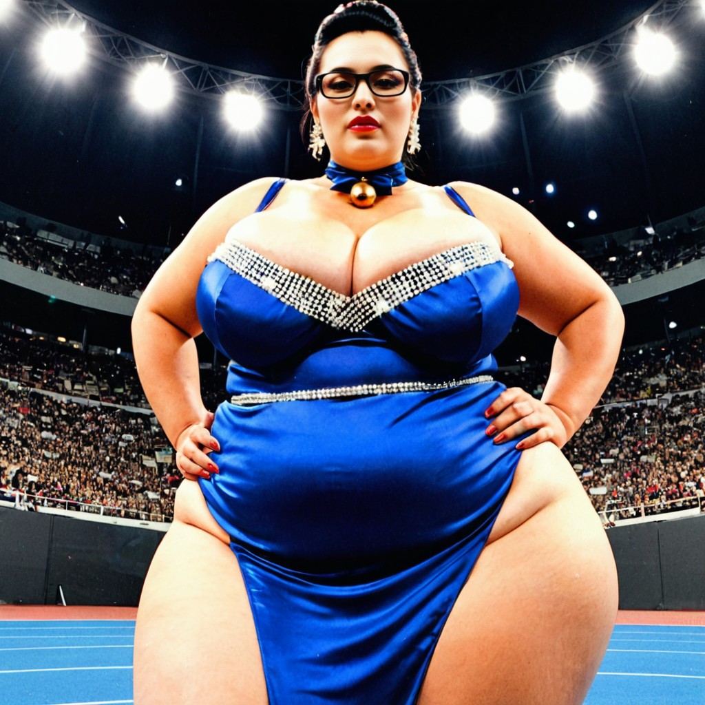 Japonés, Heavy Make Up, Model Pose Porno BBW IA