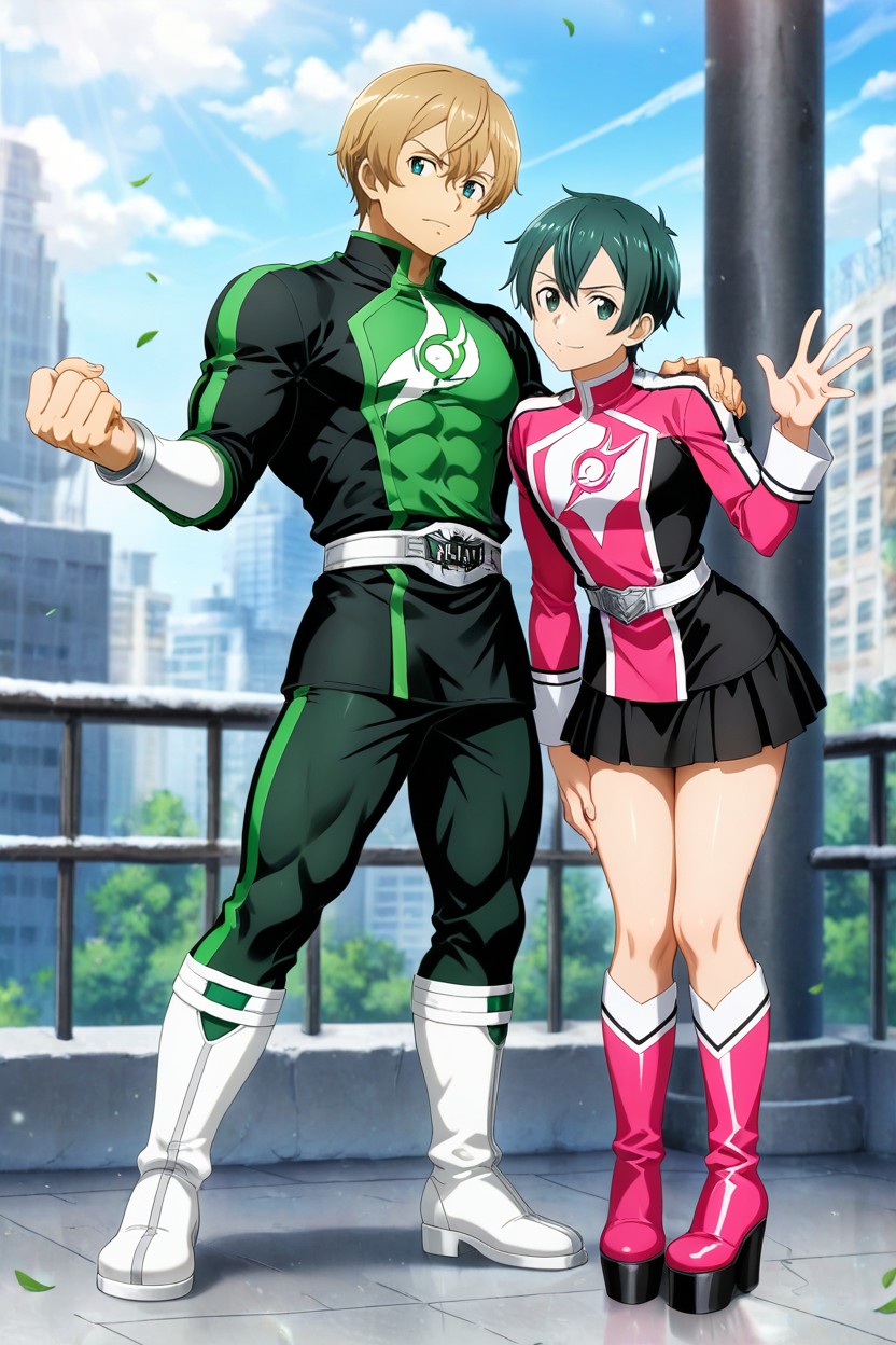 Yaoi, Duo, Eugeo Ectomorph Body AI Gay Porn